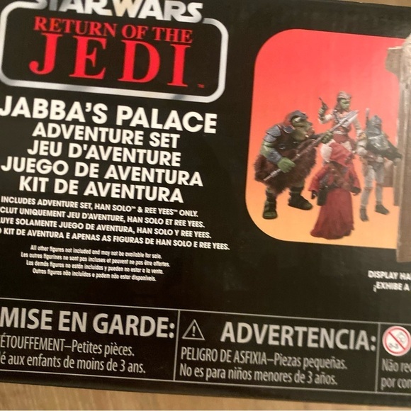 Jabba's Palace Hasbro Star Wars Return of the Jedi  includes 2 figures - Picture 5 of 8